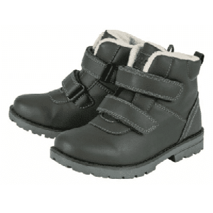 Półbuty chłopięce LUPILU dla maluchów, z tekstylną podszewką, ciemnoszare, rozmiar 25