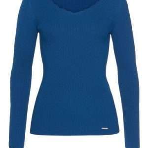 Laura Scott Pullover mit Wellenkante, in Royalblau, Größe 36
