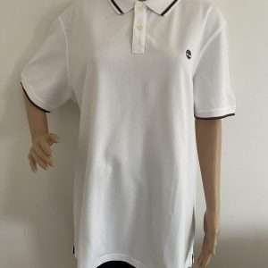 Timberland Millers River Poloshirt, in Weiß, Gr. XXL