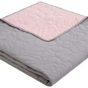 My Home Tagesdecke Amanda, in Grau-Rosa, 140cm x 210cm