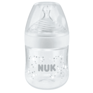 NUK Nature Sense biberon, 0-6 mois, S, capacité 150 ml, blanc