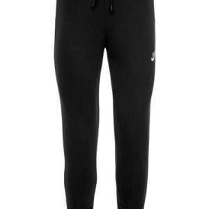 Nike Sportswear ESSENTIAL WOMENS MID-RISE FLEECE PANT, in Schwarz, Größe S
