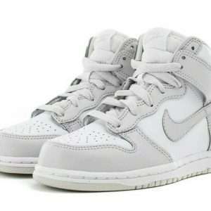 Nike Kids - Nike Dunk High-Top-Turnschuhe, weiß/grau, Größe 31
