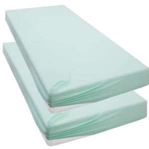 OTTO products fitted sheet Neele, 2 pcs., in mint, 90cm x 200cm