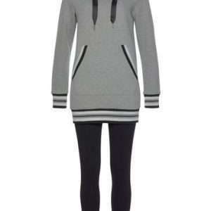 Ocean Sportswear jogging suit Athleisure Joggingsuit, in gray / black, size 46