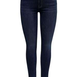 Only High-Waist-Jeans ONLPAOLA, in Dark Blue Denim, Gr. XSxL32