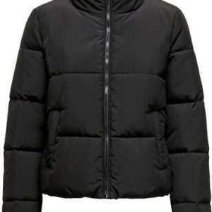 Только пуховая куртка ONLDOLLY, черного цвета, размер S