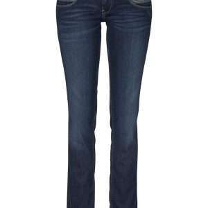 Pepe Jeans VENUS, Straight Stretch Denim, Low Waist, in Dark Blue, W30xL32