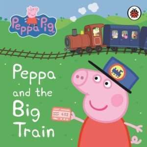 Peppa Pig "Peppa y el gran tren" Libro ilustrado de cartón Inglés 2011