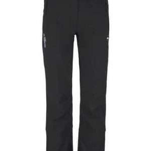 Pantalones de esquí Polarino softshell, en negro, talla 44
