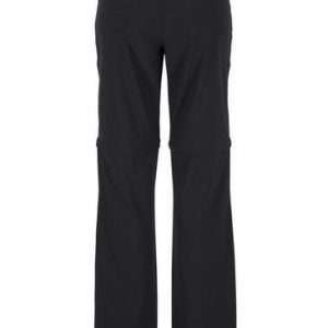 Pantalón de trekking Polarino con perneras con cremallera, en negro, talla 40