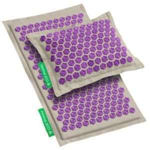 Pranamat Eco Kit de massage thérapeutique (tapis de massage Pranamat + coussin de massage Pranamat)