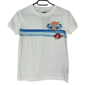 RISERVA Maglietta in cotone Eco Aware, Disney's Arielle, bianca, taglia S