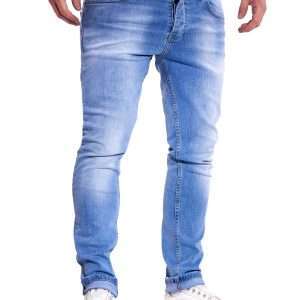 Rello & Reese slim-fit jeans met smalle pijpen, lichtblauw, B30xL32