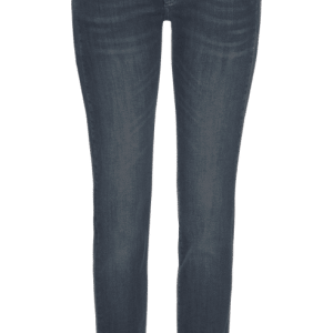 Dżinsy o wąskim kroju GINA SLIM marki Herrlicher, z bocznym klinem, granatowe, W25xL32