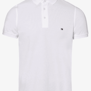 TOMMY HILFIGER poloshirt voor heren, in wit, maat S/M