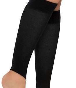 Fußgut 2 Paar Stütz-Stulpen in schwarz - entlastet, vitalisiert und beugt vor