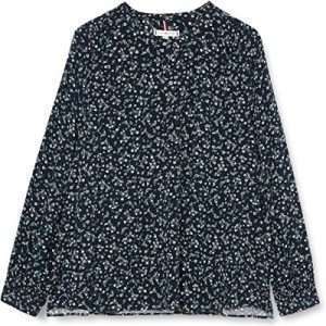 Tommy Hilfiger Bluse Raya Ls Prairie Floral Desert Sky, in Blau, Größe 40