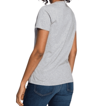 Tommy Hilfiger HERITAGE CREW NECK TEE, in Light Grey Heather, Größe L - Afbeelding 4