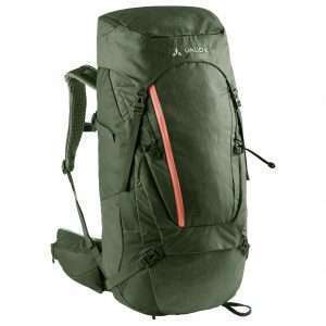 VAUDE - Damesrugzak Asymmetric 48+8 - Toerenrugzak, wandelrugzak, in het groen