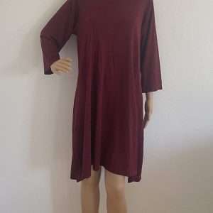 Vero Moda Strickkleid VMFELICITY CURVE, in Cabernet, Gr. 46/48