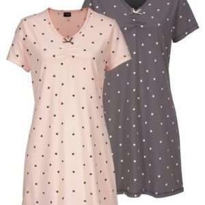 Vivance Dreams nightgown in a 2-pack, in rose-mauve, size 36/38