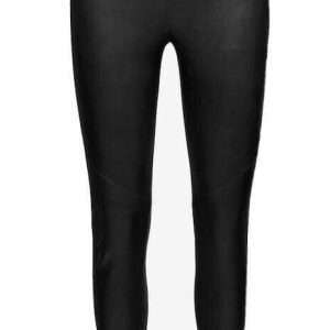 Y.A.S. leather leggings 'Zeba', stretch, tall, black