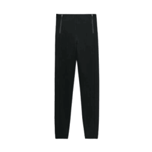 ZARA LADIES LEGGINGS CON CHIUSURE A CERNIERA, in nero, taglia M