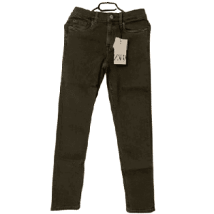 Zara Kids FIVE-POCKET-JEANS IM SKINNY-FIT, Standard, Grün, Größe 164