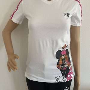Adidas x Disney T-shirt Minnie Mouse, in white, size 128