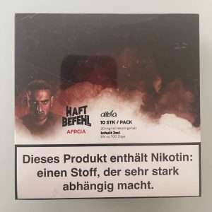 alibia Haftbefehl AFRICA 700, E-Shisha To Go, 2ml, 20mg/ml