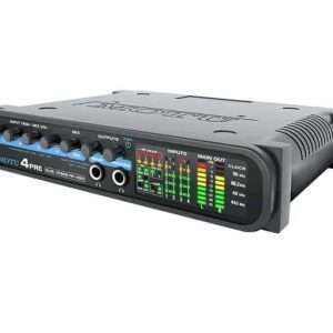 MOTU 4pre 6 x 8 Kompaktowy interfejs audio z 4 przedwzmacniaczami mikrofonowymi