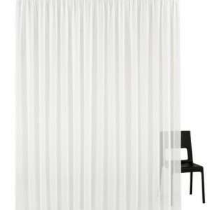 my home Fertiggardine Missy, 1 Stk, mit Kräuselband, Weiß, Größe 450cmx175cm