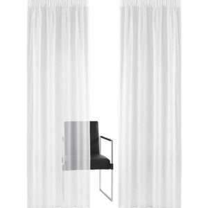 my home Gardine Ari, 1 Stk, mit Multifunktionsband, Weiß, Größe 140cmx295cm