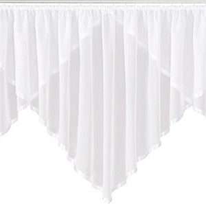 my home Kuvertstore Volano, 1 Stk, mit Kräuselband, in Weiß, Größe 300cmx140cm