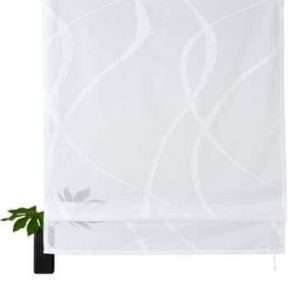 Мой дом Римская штора Cellino, 1 шт, с лентой-липучкой, белая, размер 100смx140см