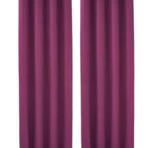 my home Vorhang Raja, 2 Stk, mit Ösen, in Beere, Größe 140cmx245cm