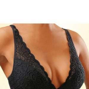 petite fleur Bralette-BH aus Spitze, in Schwarz, Größe 75B