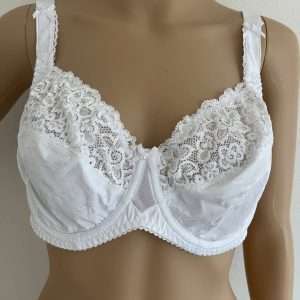 petite fleur klassischer Bügel-BH mit Spitze, in Weiß, Gr. 85D